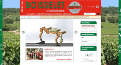 Desktop Screenshot of boisselet.fr
