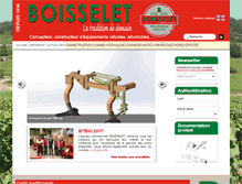 Tablet Screenshot of boisselet.fr